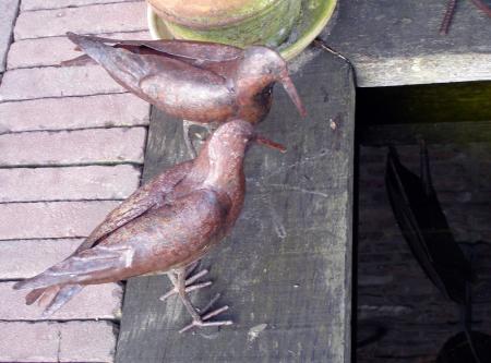 Ici aucun oiseau ne chante, tout figés qu'ils sont dans leur corps de métal !
